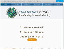 Tablet Screenshot of anastasiafinance.com